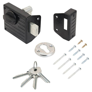 Замок накладной "Зенит" ЗН1-2.1 чёрный (16)