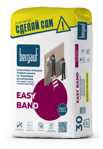 Штукатурка 30кг  гипсовая Easy Band  BERGAUF (45)