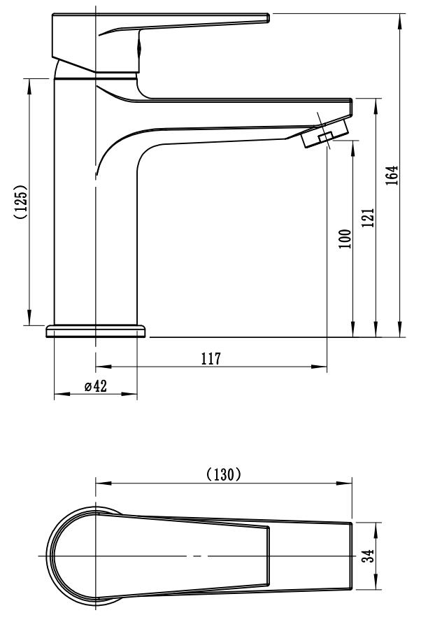 Смеситель Budapest для раковины, арт. BT26M4