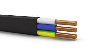 Кабель медный ВВГ-нгLS П 3*2,5 ГОСТ черный (100)