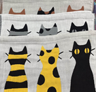 Салфетка  3 кошки в асс-те 34*40 см хл-к (20)
