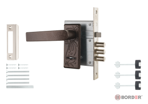 Замок врезной САМ ЗВ9-8 3кл., Литая Медь (12)