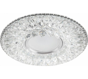 Светильник точечный прозрачный CD942 4000К MR16 50W G5.3 15led*2835 SMD Feron (__)