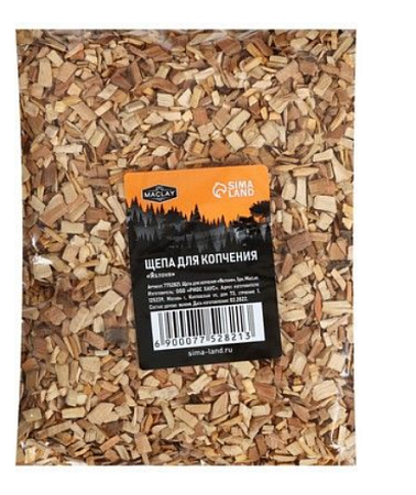 Щепа для копчения «Яблоня», 210±30 г, Maclay