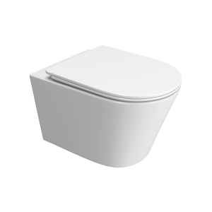 Унитаз подвесной TRE-TOR безободк. сист.смыва "Торнадо", сид. soft close BB5180CH-TOR/SC