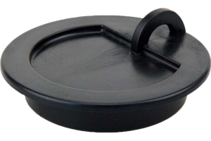 Пробка для ванны (раковины) ЧЁРНАЯ MasterProf, MP-У (10)