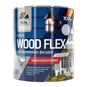 Краска DUFA Premium в/дисперсионная WOODFLEX высокоэластич. для дерев-х фасадов база 1 NEW  0,9л (3)