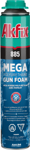 Пена профессиональная монтажная зимняя -25С, Akfix 885, 850 гр. 65 л (12)