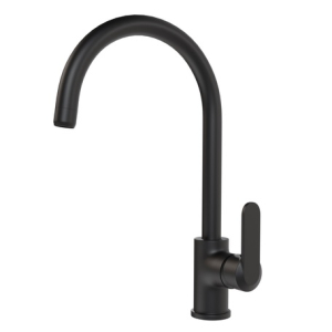 Смеситель для кухни Santek Линдос, черный матовый (8)