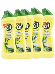 Крем чистящий CIF Актив, лимон/фреш, 440 мл(__)