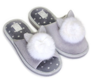 Обувь домашняя детская ( пантолеты )  3343 K-CH-CO дев.откр.