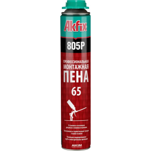 Пена Монтажная Профессиональная, Akfix 805P, 850 гр./750 мл. (12)