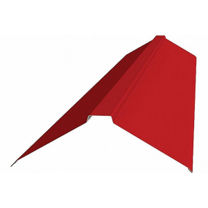 Планка конька плоского 150*150*2000 (ПЭ-01-3005-0,45) красное вино