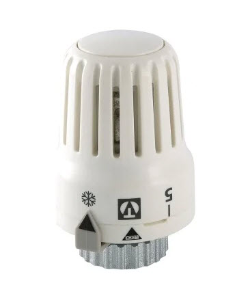 Термоголовка диап. регул-ки 6,5 - 27,5°C жидкостная