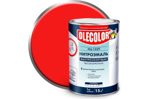 Нитроэмаль НЦ-132 Красный 0,7кг Olecolor Глянц. (14)