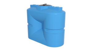 Емкость S 1000 литров цвет голубой с отводом