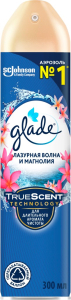 Освежитель воздуха Glade Лазурная волна и магнолия аэрозоль 300мл(__)
