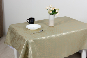 Клеенка Аурум Софт, 137 см, FJ83028-6, Фьюжн (олива) (20м)