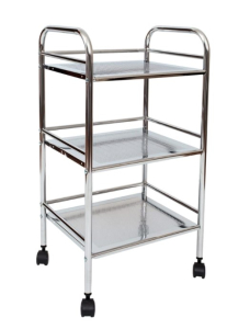 Полка напольная Zenfort 3-х ярусная "YT-814", хром