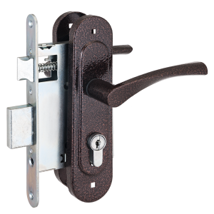 Замок врезной Птимаш ЗВ4-3.07, медь (10)