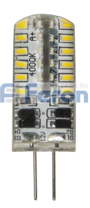 Лампа светодиодная 3Вт 4200К G4 12V Feron(100)