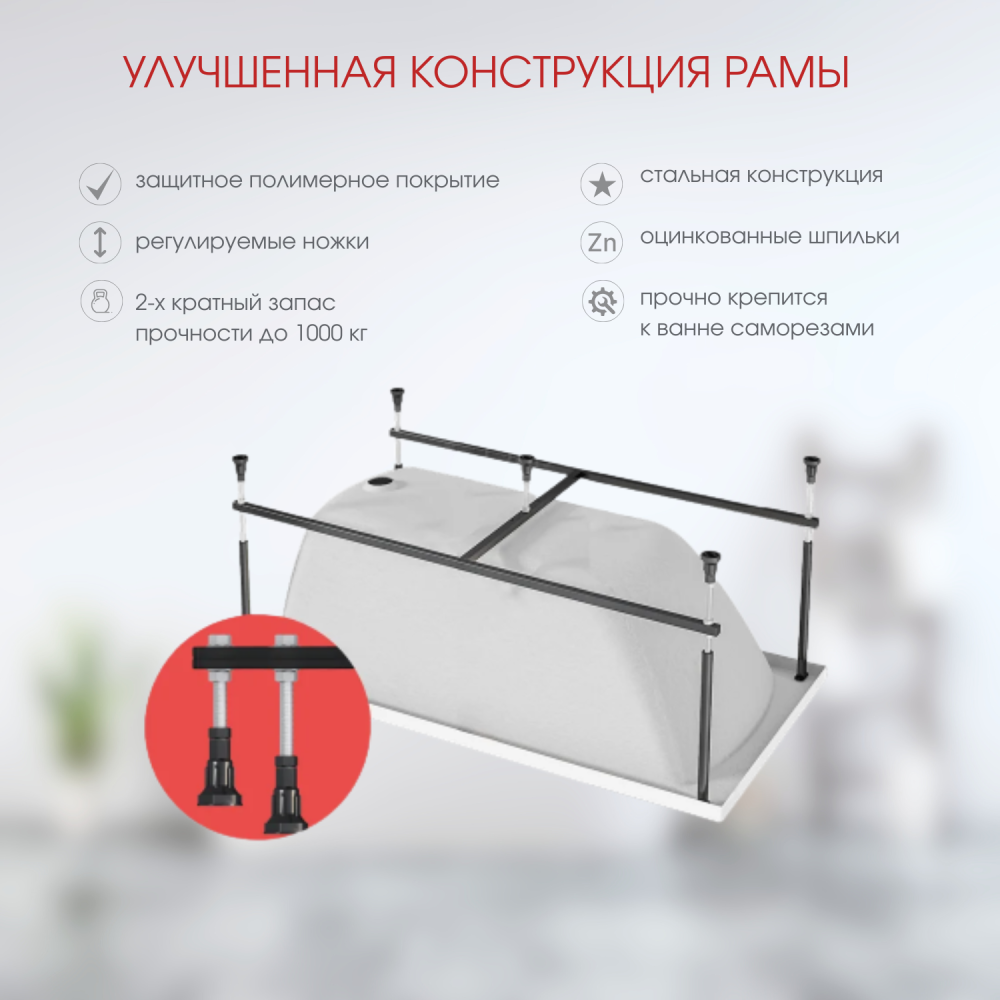 Ванна акриловая