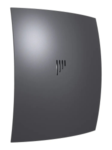 Вентилятор накладной BREEZE D100 обр.клапан Dark gray metal DICITI (10)