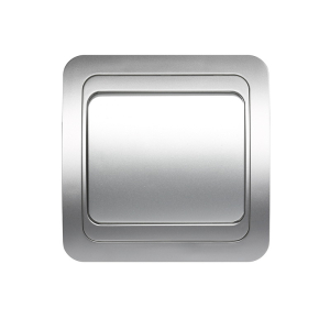 Выключатель Серебро Скрытой установки 1 клав Марс Smartbuy (10)