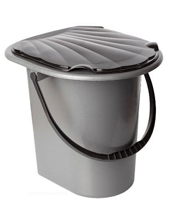 Ведро-туалет 17,0л со съемным сиденьем "Парма" (10)