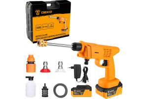 Мойка высокого давления аккумуляторная DEKO DKCW25, 40 бар, 2x4.0Ач