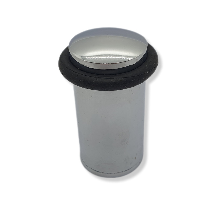 Ограничитель напольный 08.06.02 "309-A", большой, хром