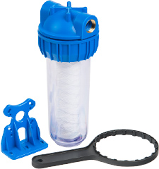 Колба 10 CFC-10K (резьба 1") с картриджем SC-10W (12)(_12_)