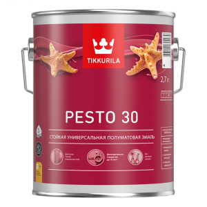 Эмаль Tikkurila Евро Песто 30 C п/мат 2,7л (6)