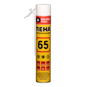 Пена монтажная MASTERTEX 65 ALL SEASON 750мл всесезонная (идеальна для дверей -10 С) (12)