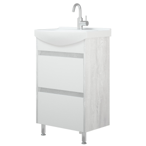 Тумба Орегон 55 Z2 Пайн + Раковина УЮТ 55 (1)