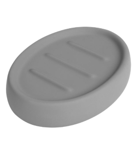 Мыльница Zenfort "Soft", керамика, серый