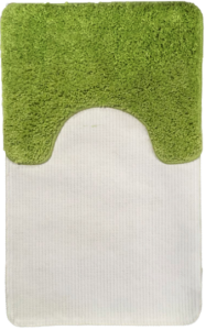 Комплект ковриков для ванной ANELYA 50x80  50x40  зеленый L CADESI Турция