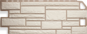 Панель Камень Белый (1,140м х 0,480 м х 0,019м)  Альта Профиль (10)