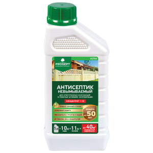 PROSEPT ULTRA - антисептик невымываемый для ответственных конструкций 1:10, концентрат 1л (12)