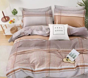 КПБ Butterfly Сатин Делюкс 1,5 сп., 2 нав 70*70, прост 120*200*35 на резин, под 215*145