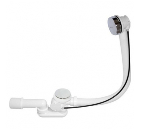 Сифон для ванны ALCAPLAST А55КM (57 хром) (20)