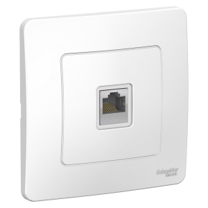 Розетка Белая 1-местная комп СП RJ45  кат.5Е  Blanca (10)