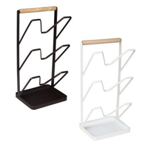 Подставка для крышек/досок, 12х19х14см, металл, 2 цвета VETTA