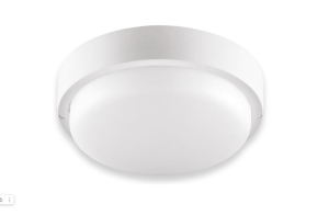 Светодиодный светильник 8Вт 4000К IP65 760лм круг с датчиком оптико-акус WOLTA (40)