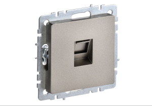 Шампань розетка компьютерная RJ45 кат.5E РК10-БрШ