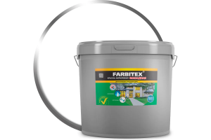 Краска Farbitex Акриловая Фасадная Белый Матов. 25 кг (1/16)