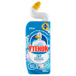 Средство чистящее Туалетный утенок 5в1. Морской 500мл(__)