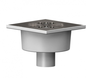 Трап верт D50 100*100 нерж ст (1) (_1_)