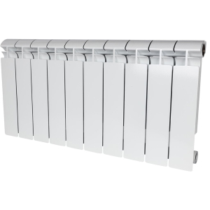 Радиатор биметаллический STOUT ALPHA 350 10 секций боковое подключение(_1_)