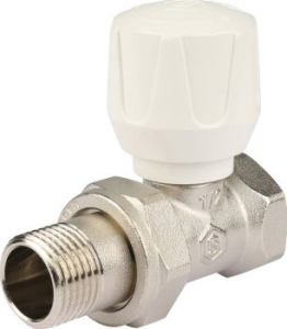 Клапан STOUT ручной для радиатора прямой 1/2" (20)(_20_)